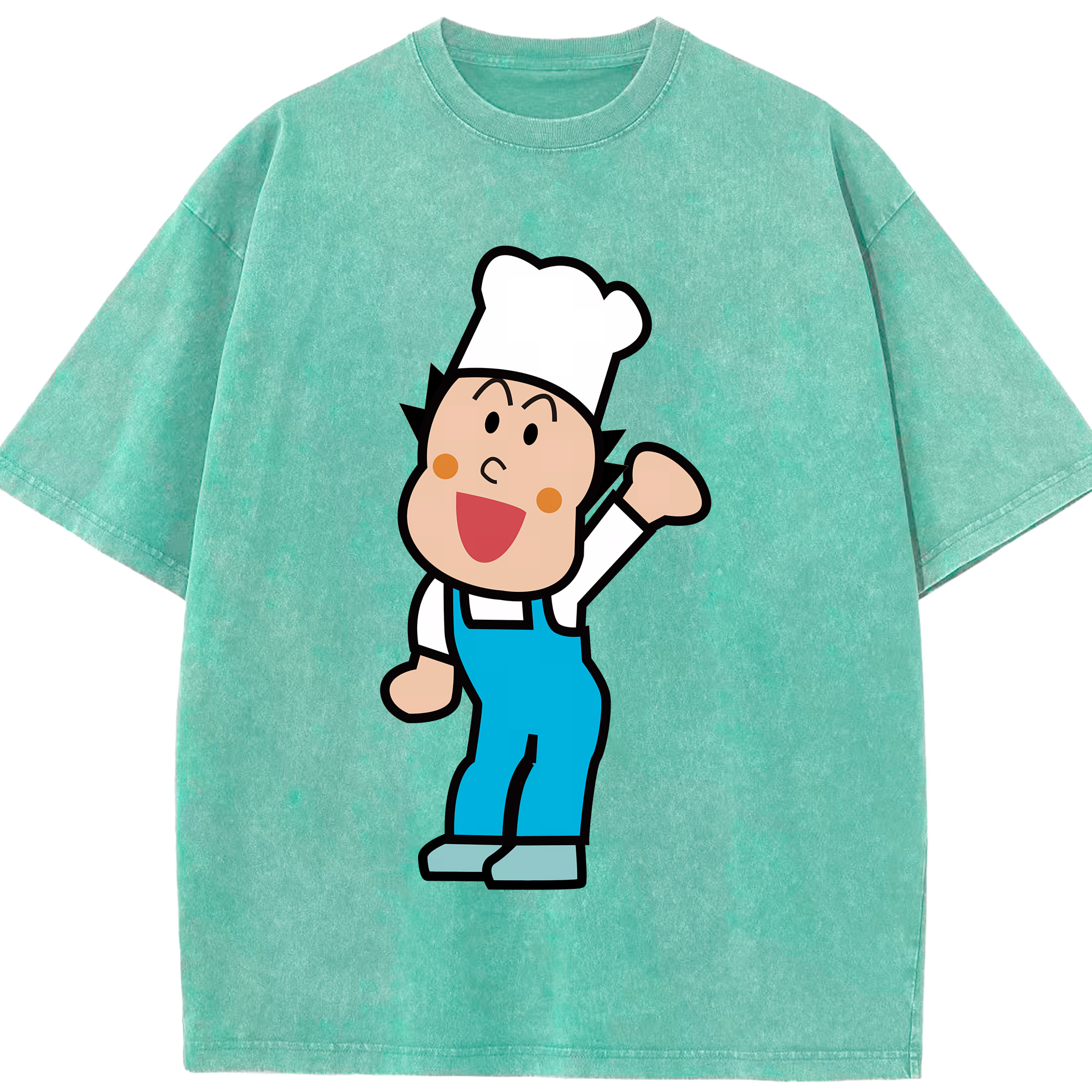 （画像用） アンパンマン Anpanman 綿100% ヴィンテージ風 半袖Tシャツ（フロントプリント）